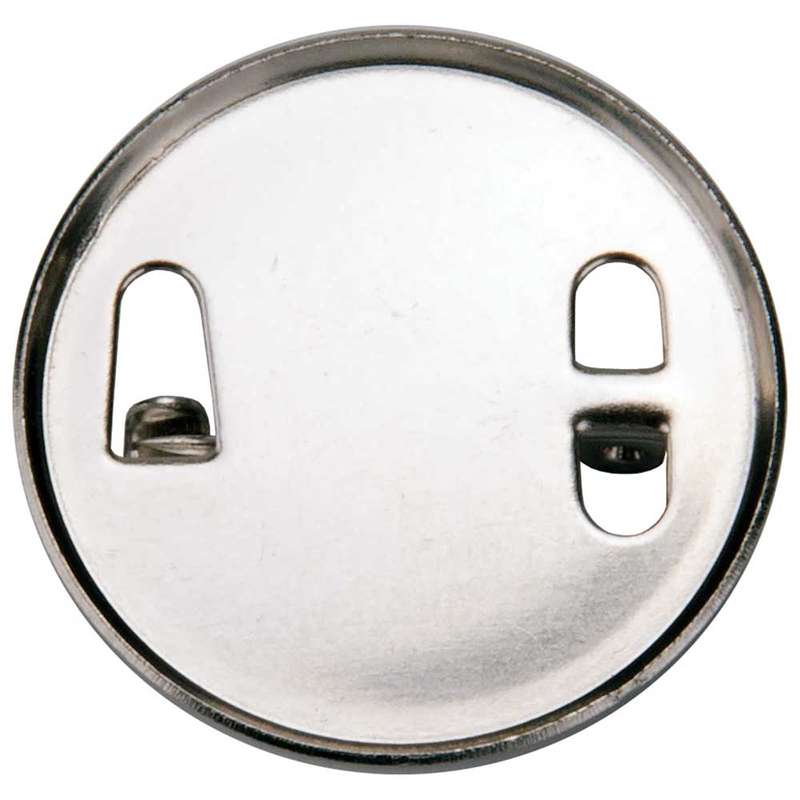 Custom Classic Silver Pin Badge