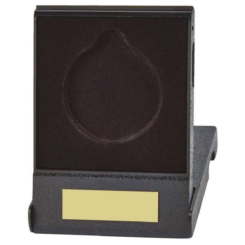 Economy Black Medal Box to fit 50mm Medal (plate not included) – Black
